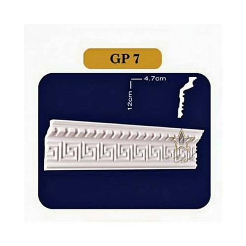 گچبری گلویی طرح دار ورساچه کد Gp7