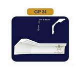 گچبری گلویی و نورمخفی ساده کد Gp24