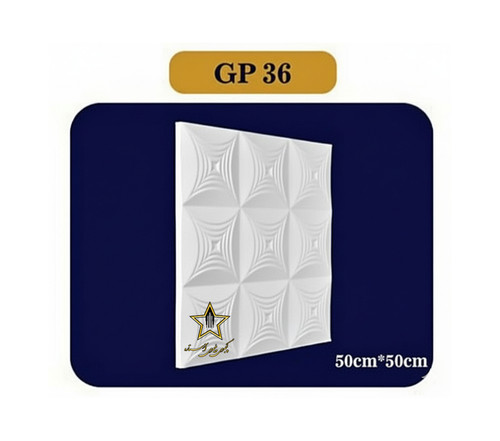 تایلی سقفی پلی استایرن بدون روکش کد Gp36
