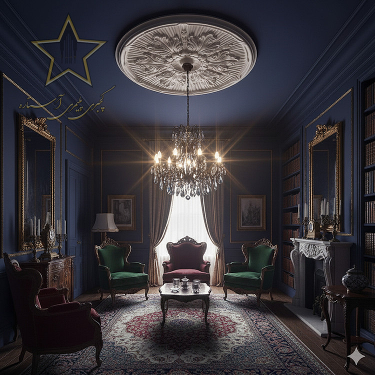 نمونه اجرا شده دور لوستری فومی آستاره