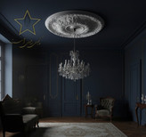 دور لامپی آماده از جنس فوم پلی استایرن آستاره کد R09