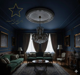 دور لامپی آماده از جنس فوم پلی استایرن آستاره کد R10