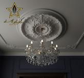 دور لامپی آماده از جنس فوم پلی استایرن آستاره کد R11