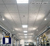تایلی سقفی پلی استایرن بدون روکش کد Gp46