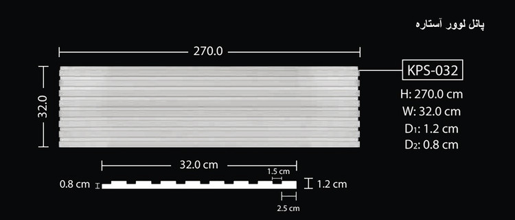 پانل لوور آستاره KPS-032