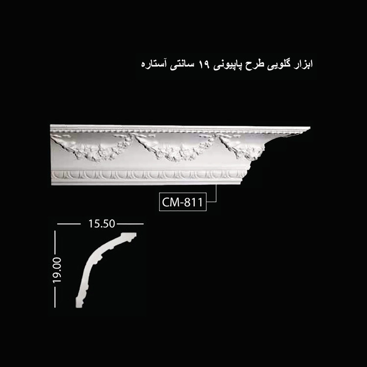 ابزار گلویی طرح پاپیونی 19 سانتی آستاره CM-811